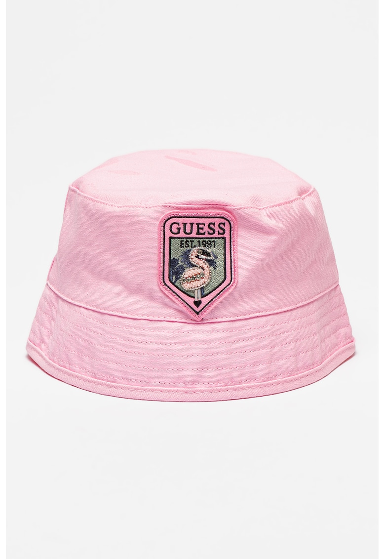 GUESS - Palarie bucket de bumbac