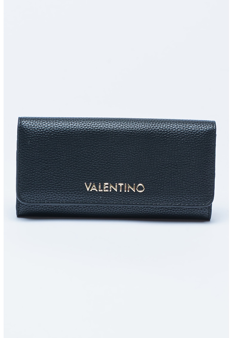 Portofel din piele ecologica cu logo metalic Brixton Portofel din piele ecologica cu logo metalic Brixton