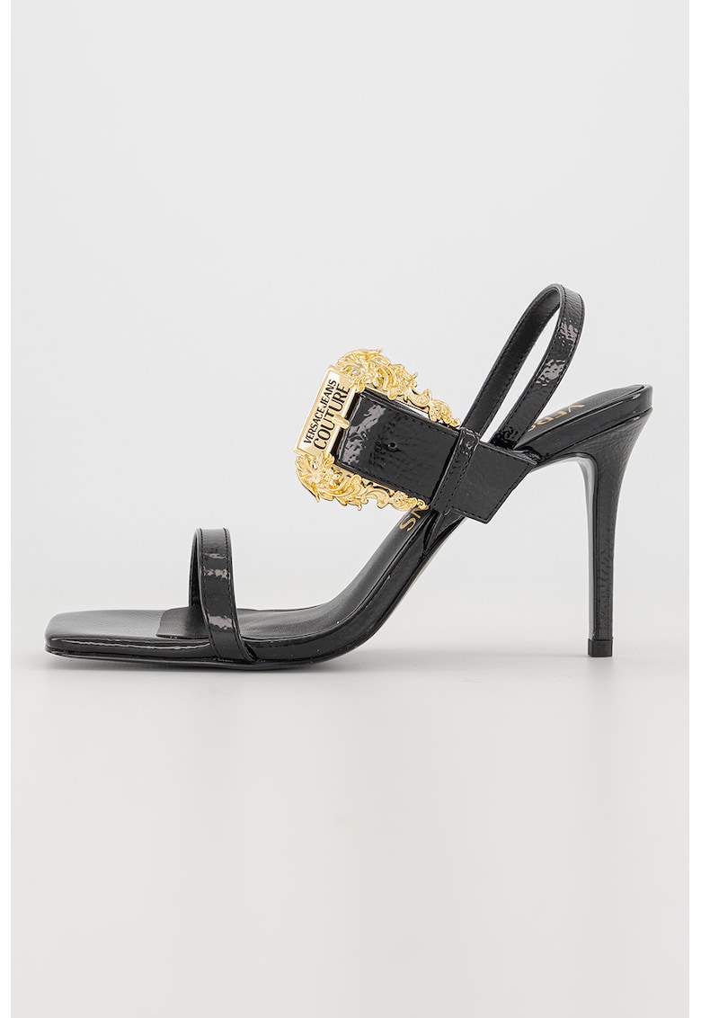 Versace Jeans Couture Сандали с ток и широки токи за Жени Versace Jeans Couture Сандали с ток и широки токи за Жени