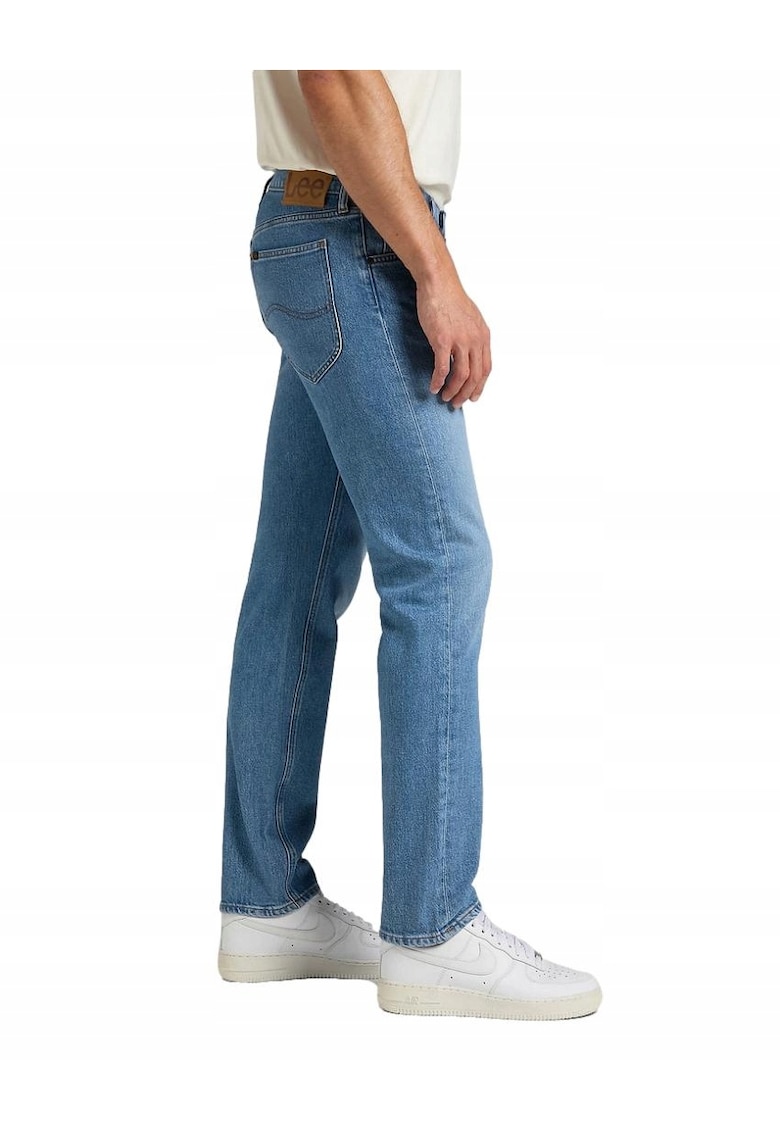 Blugi barbati din bumbac albastru