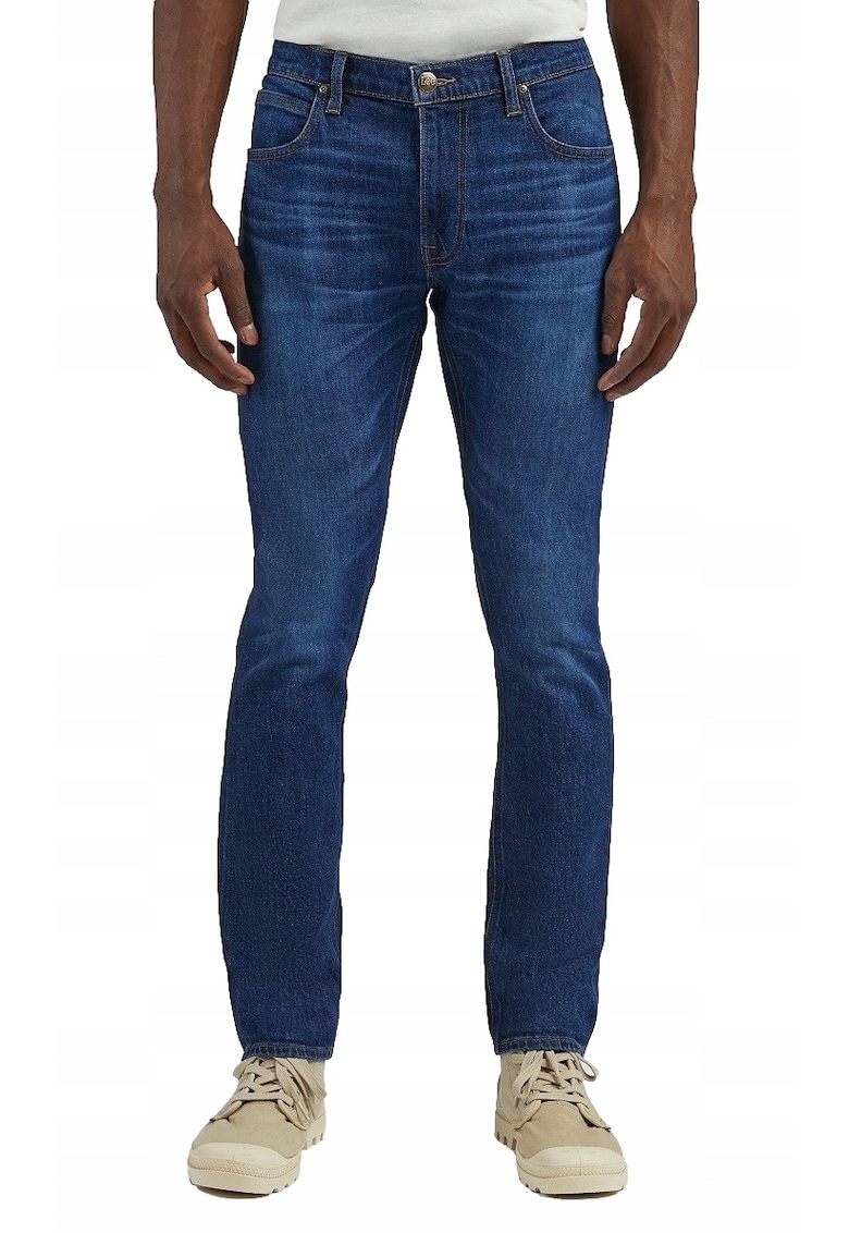 Blugi albastri  pentru barbati - Bumbac/Elastan