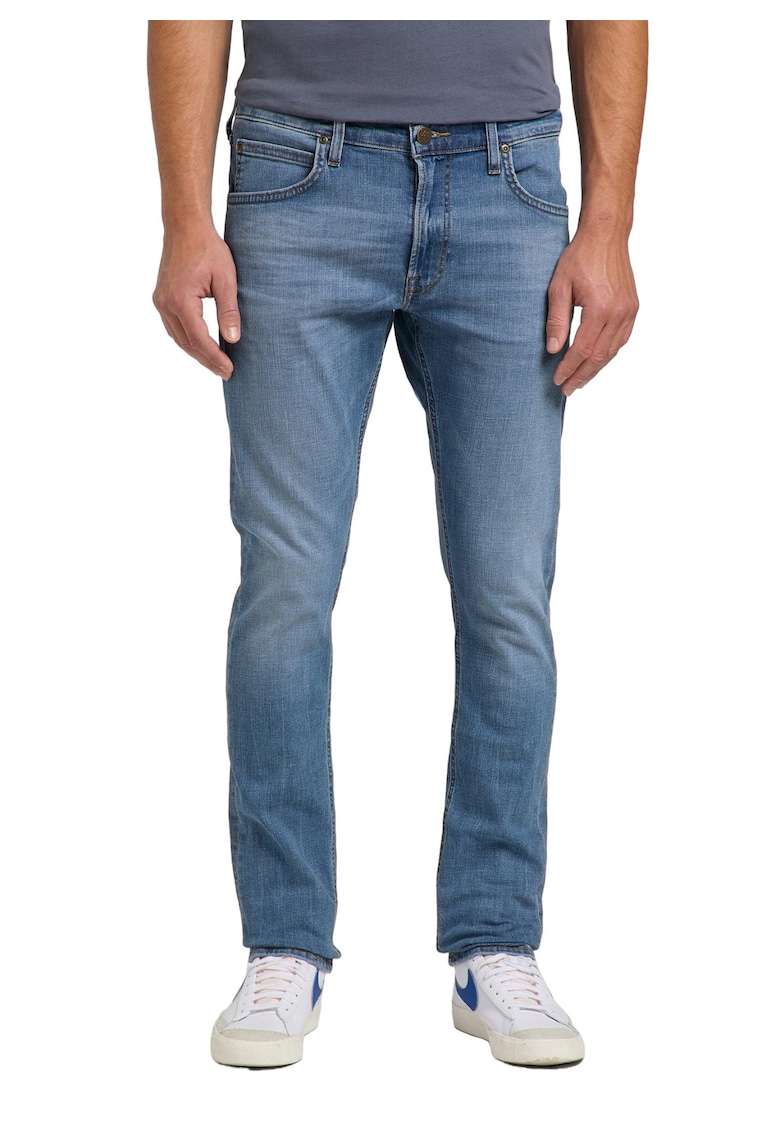 Blugi barbati Luke cu croiala Slim Tapered albastru