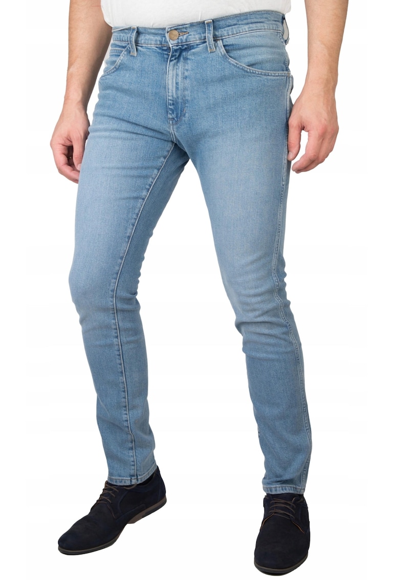 Blugi slim pentru barbati -  Bumbac - Albastru - - L32