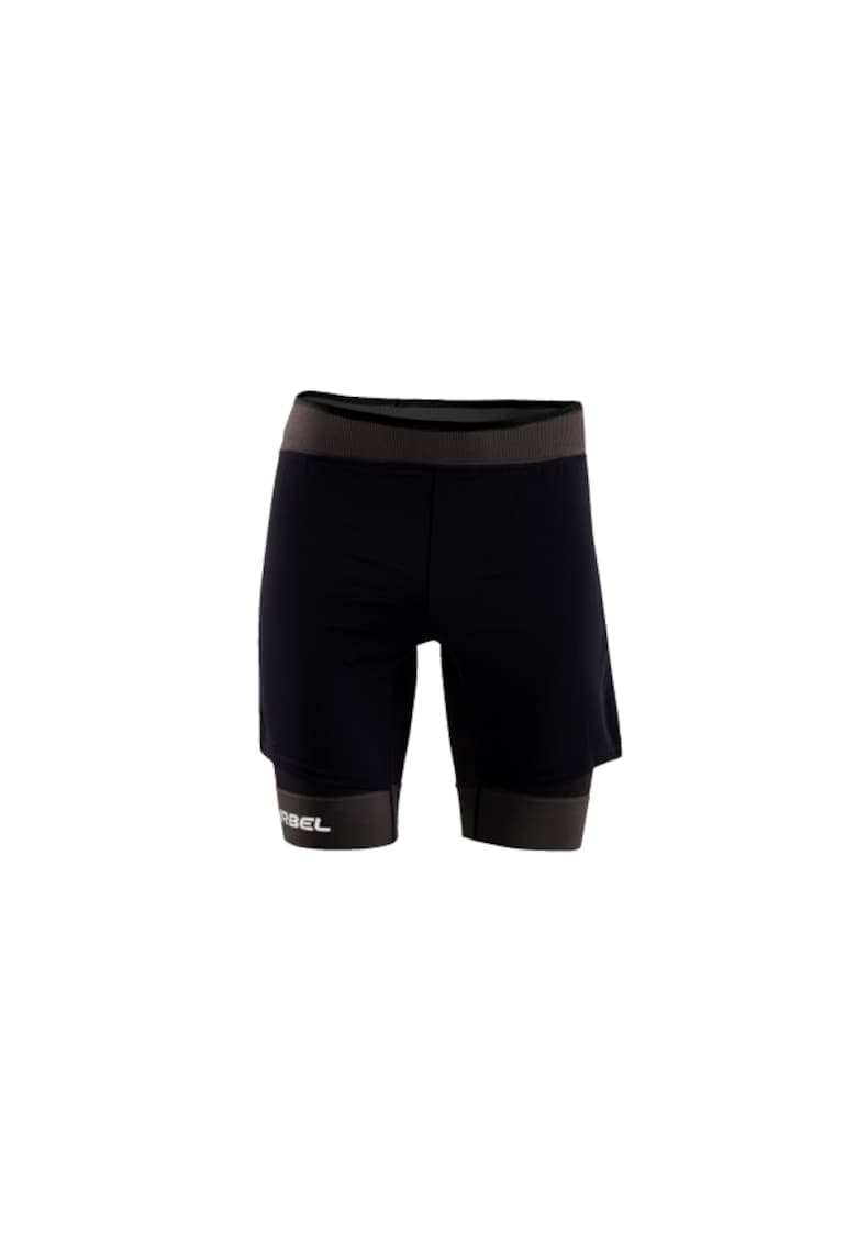 Lurbel Pantaloni scurti barbati 2 in 1 - Samba - negru-gri inchis