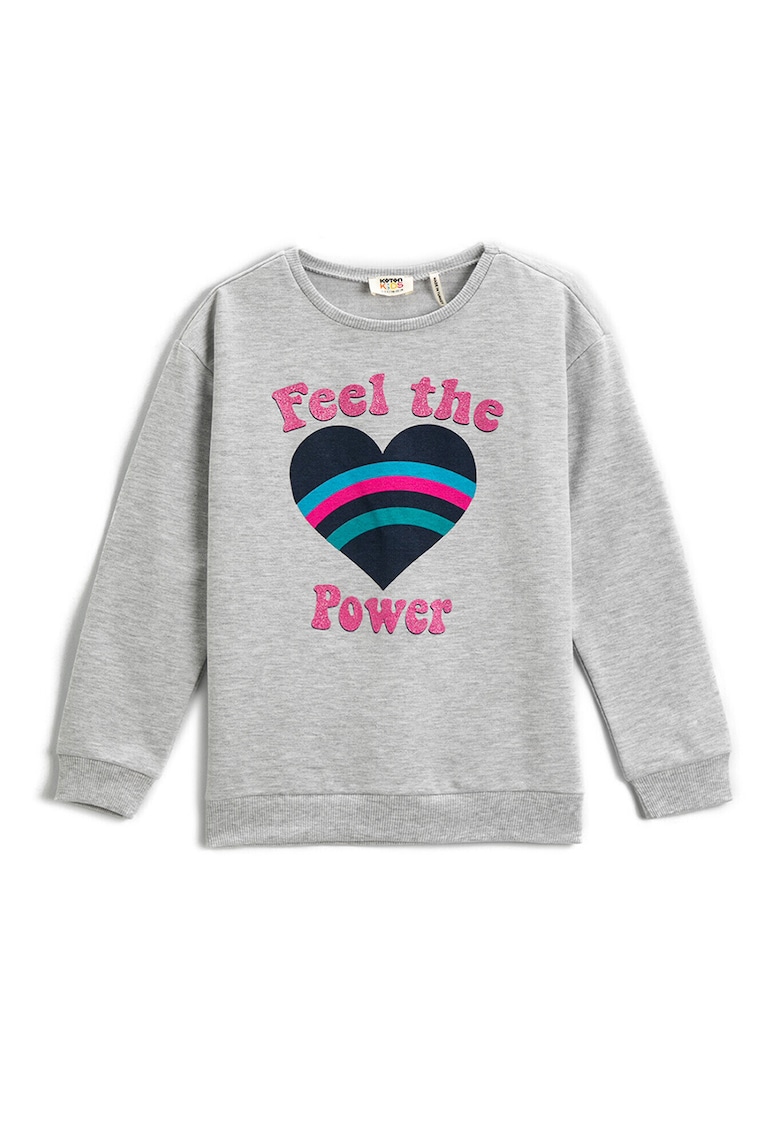 Bluza de trening cu imprimeu cu inima
