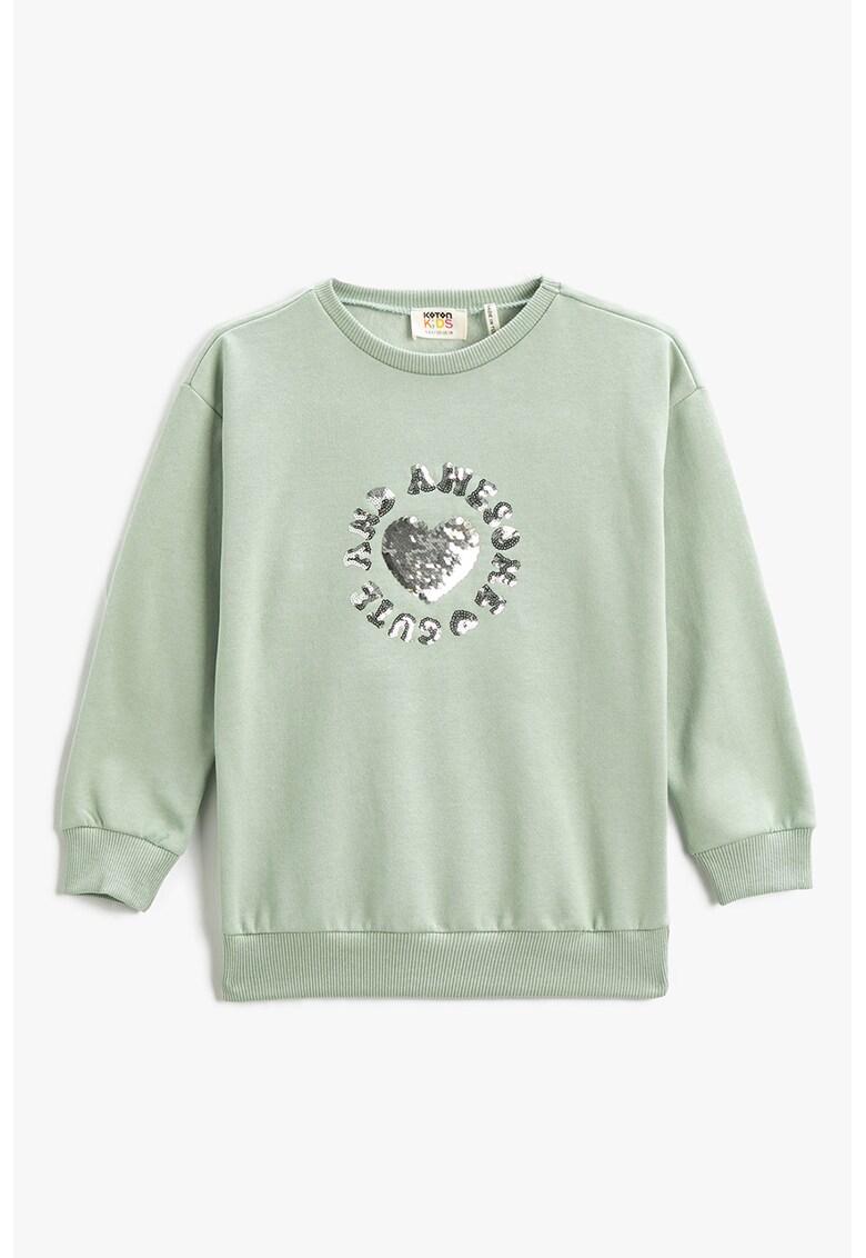 Bluza de trening cu paiete reversibile