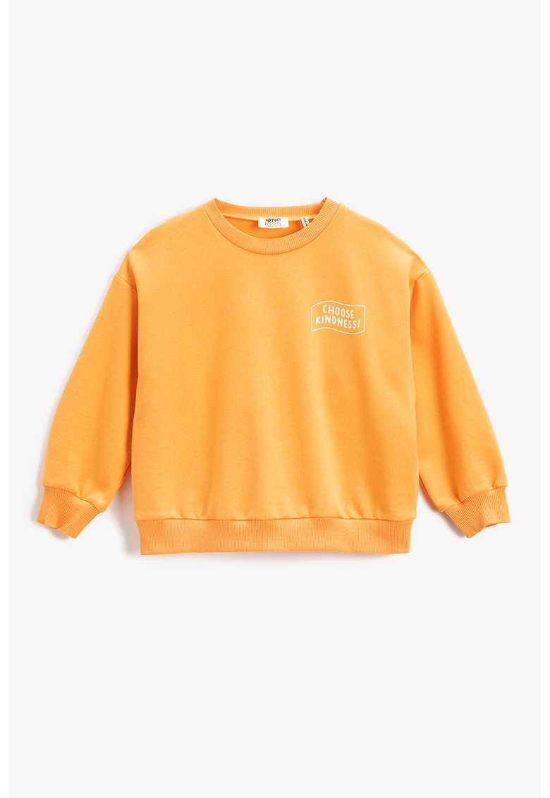 Bluza de trening cu decolteu la baza gatului
