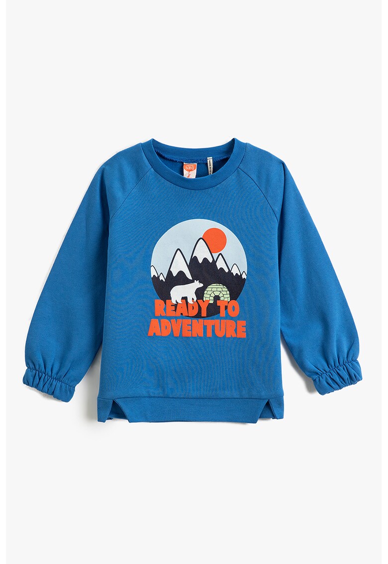 Bluza de trening cu imprimeu