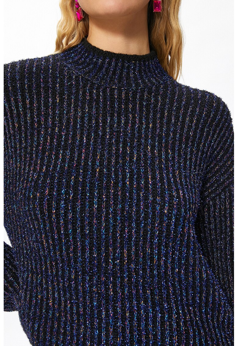 Pulover stralucitor relaxed fit