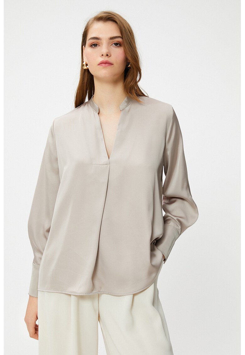 Bluza lejera de satin