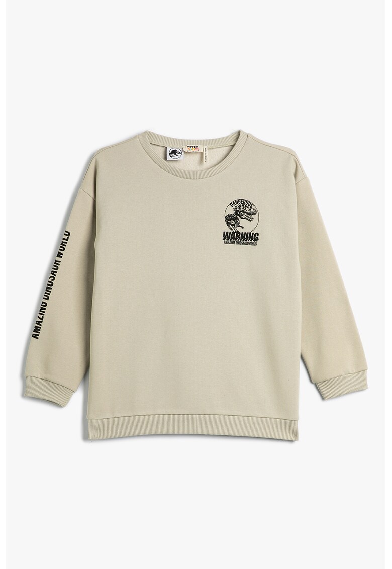 Bluza de trening cu imprimeu cu Jurassic Park