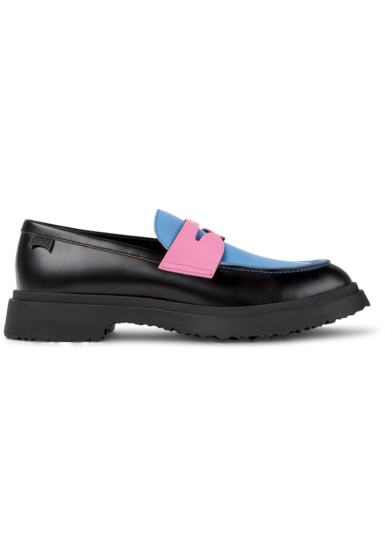 Pantofi loafer de piele cu model colorblock walden twins 8761