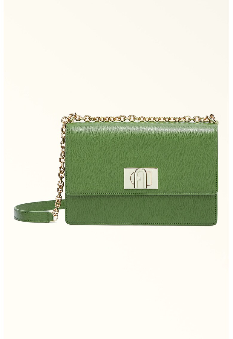 Furla Кожена чанта 1927 с презрамка тип верижка цвят на метала: златист