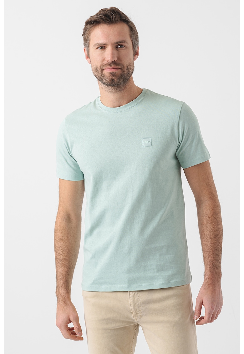 Tricou din bumbac Tales - Verde menta