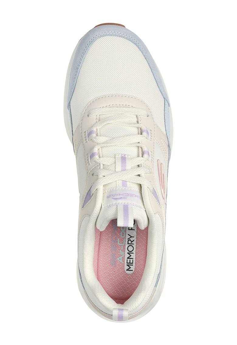 Pantofi sport cu detalii din piele Skech-Air Court