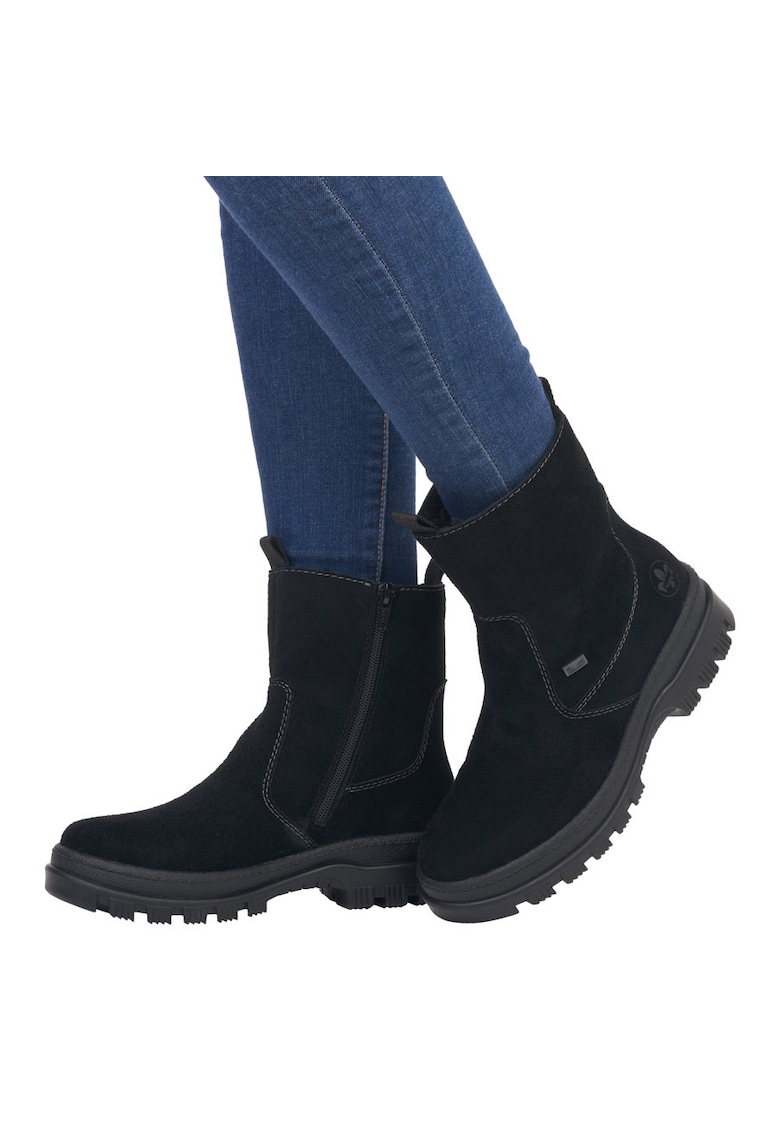 Rieker Ghete dama TEX X8250 00 negru velur