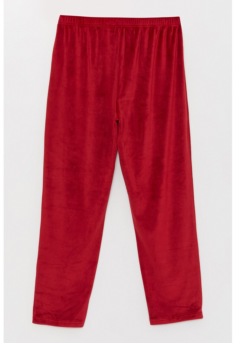 Pijama cu aspect pufos si maneci cazute