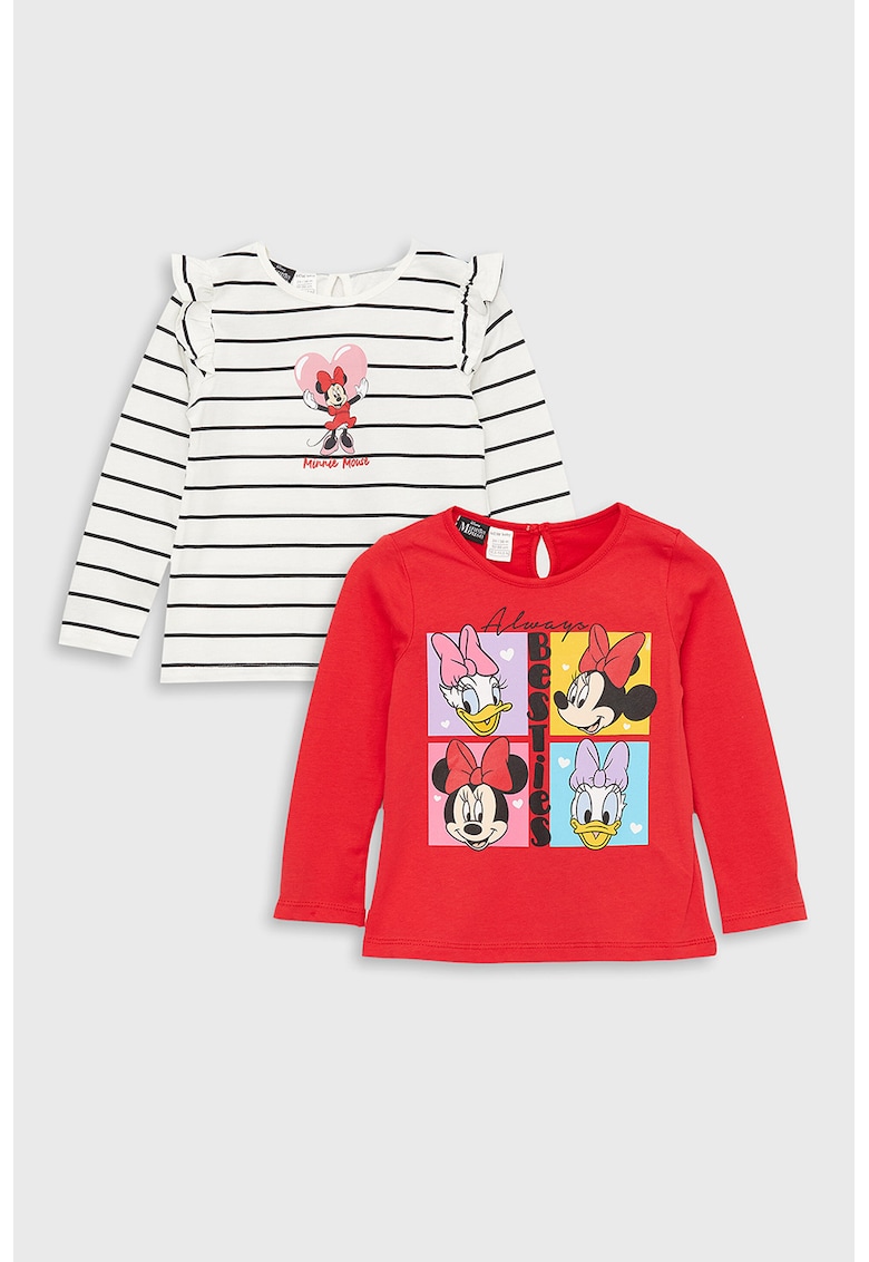 Set de bluze cu Minnie Mouse si Daisy Duck - 2 piese