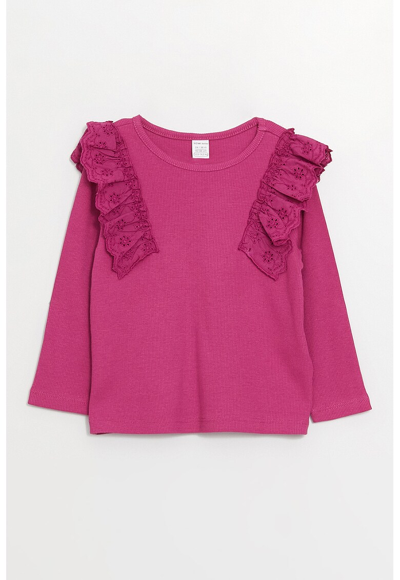 Bluza cu garnituri cu volane