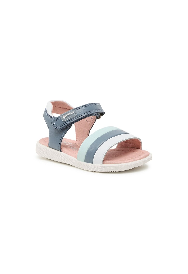 Sandale Fete - 302657605 - Piele naturala - Albastru -