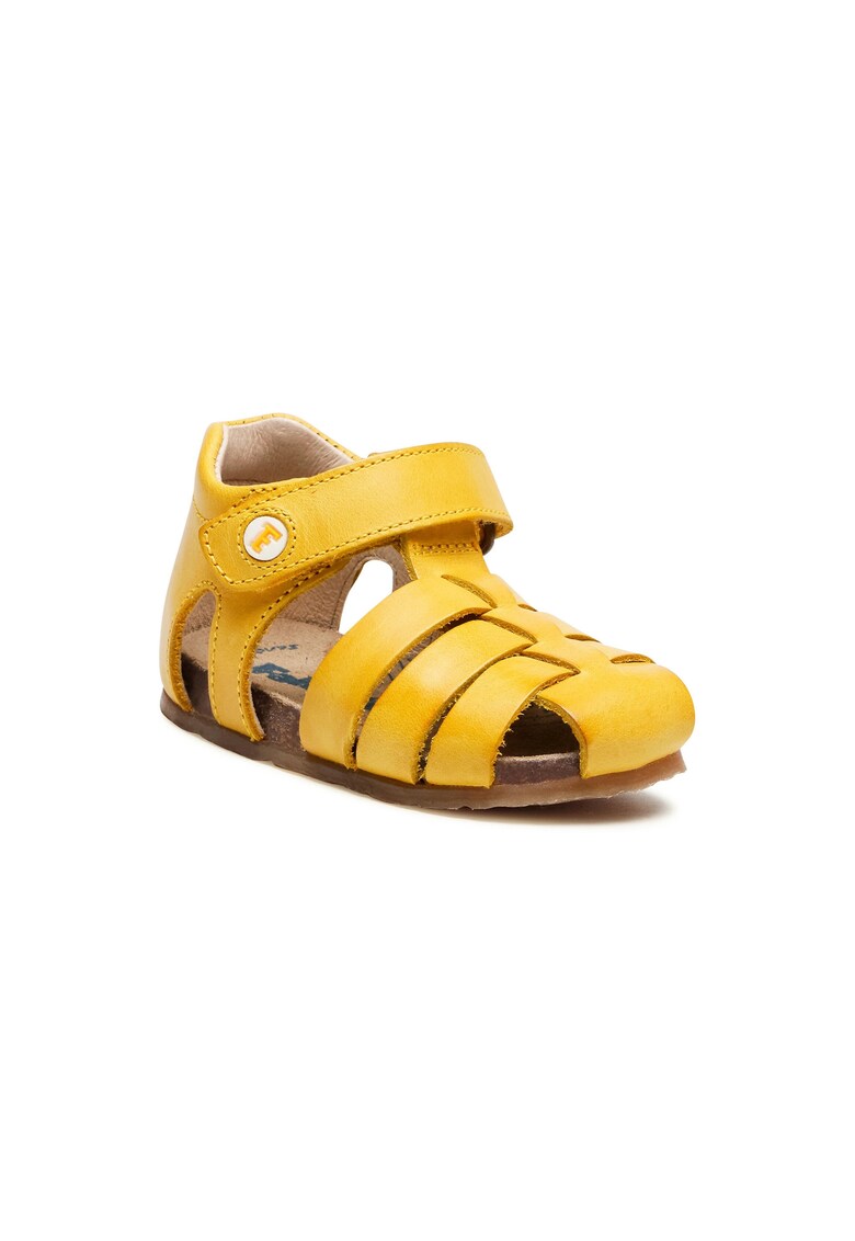 Sandale Fete - 208158770 - Piele naturala - Galben - Galben