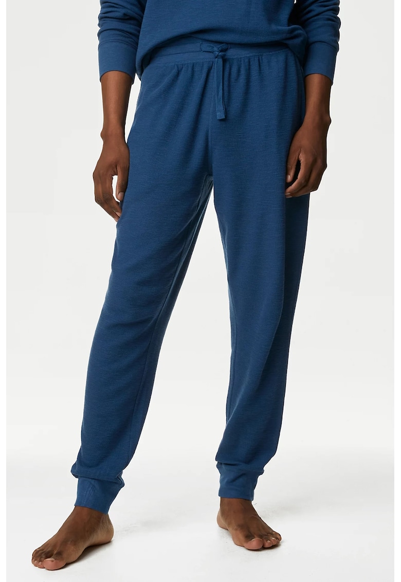 Pantaloni de pijama cu model uni