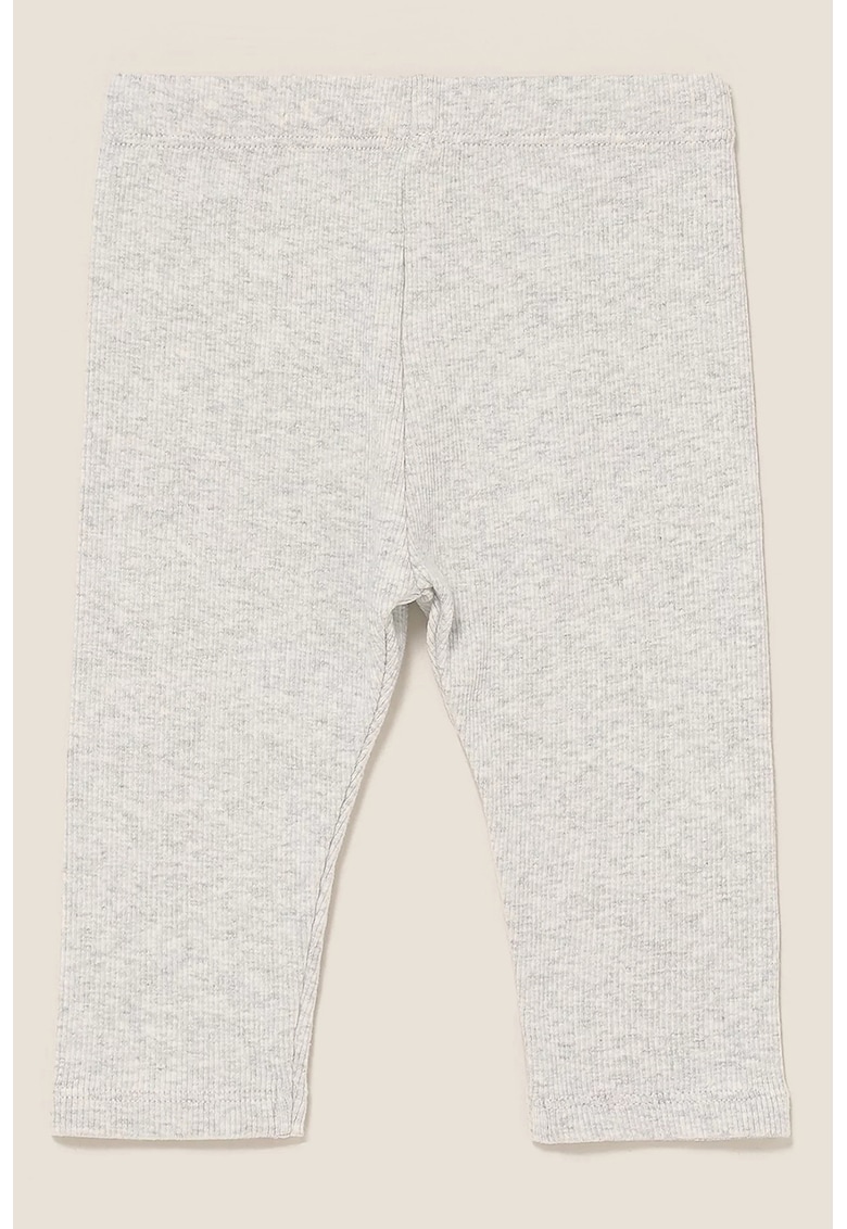 Pantaloni striati cu talie elastica