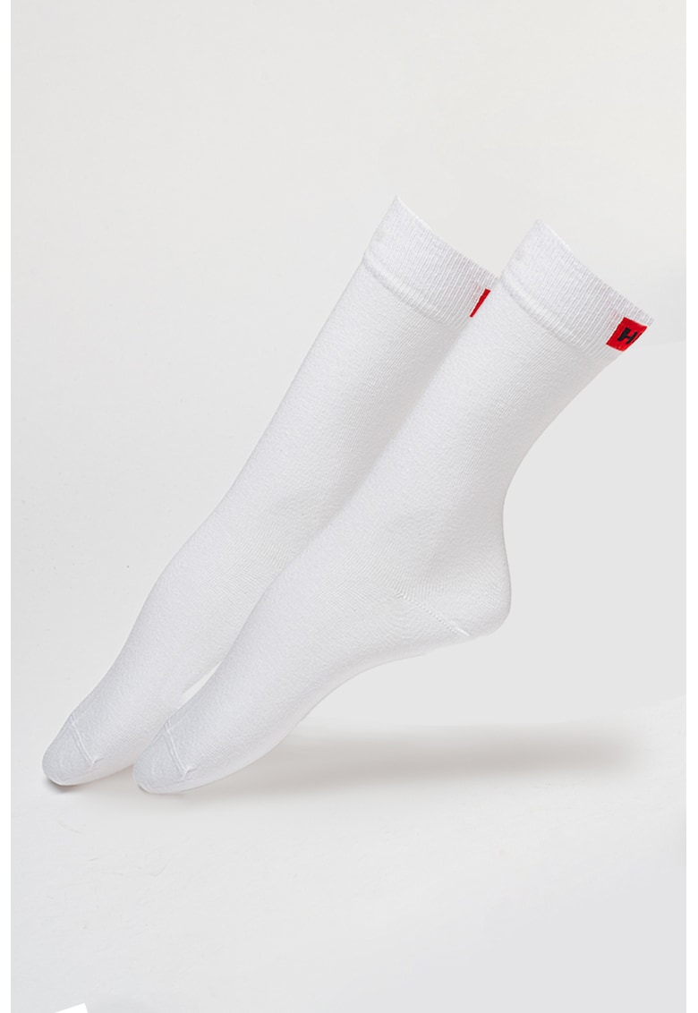 Set de sosete lungi - 2 perechi - Rosu/Alb