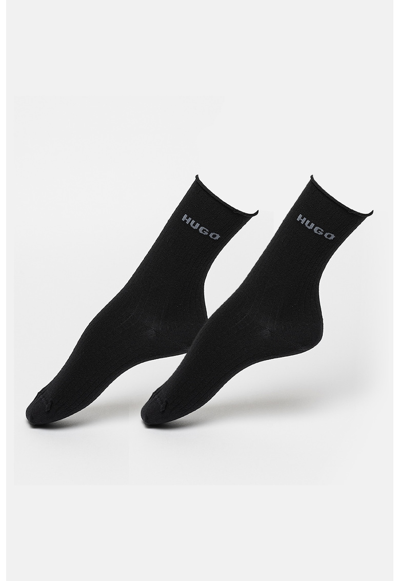 Set de sosete lungi cu logo - 2 perechi Set de sosete lungi cu logo - 2 perechi