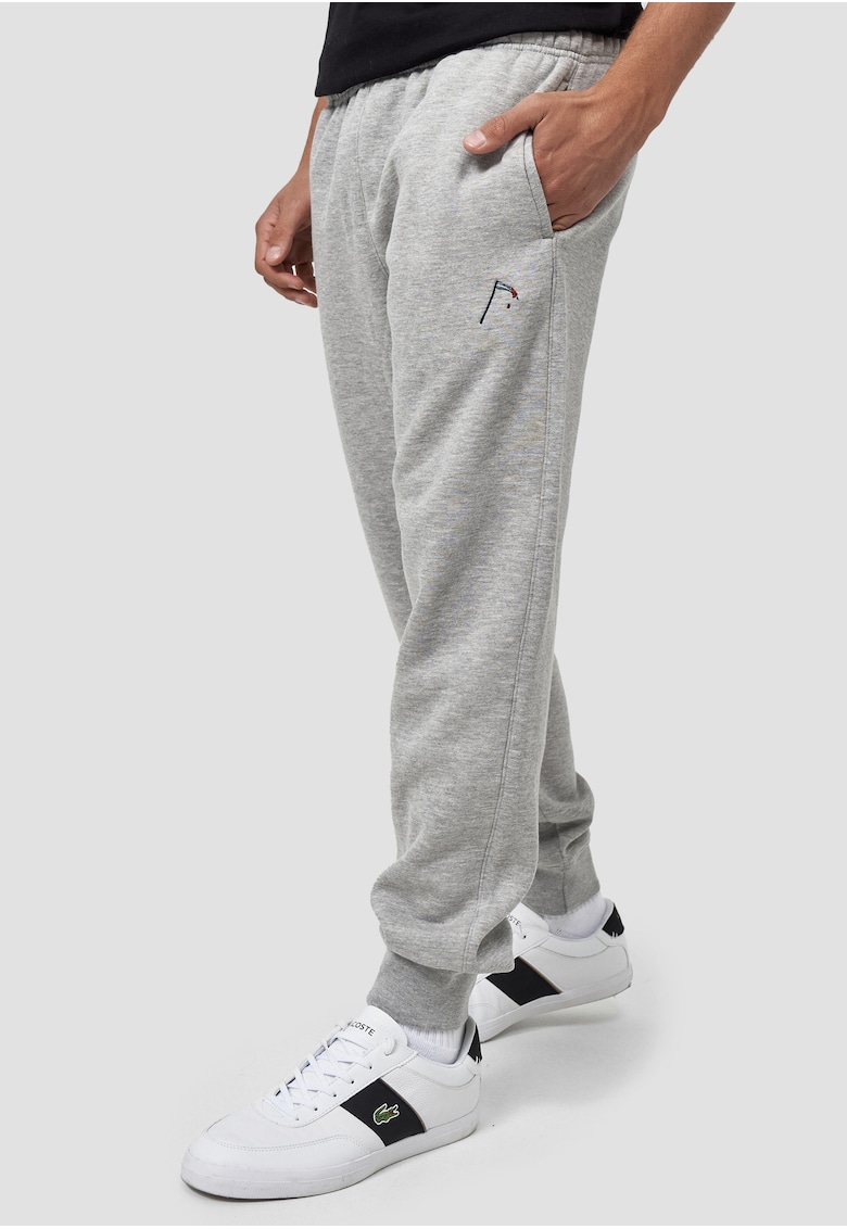 Pantaloni de trening cu detaliu brodat Sense 2981