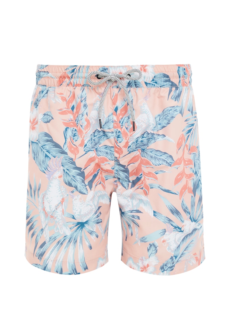 Pantaloni scurti de baie cu model tropical belo 3619