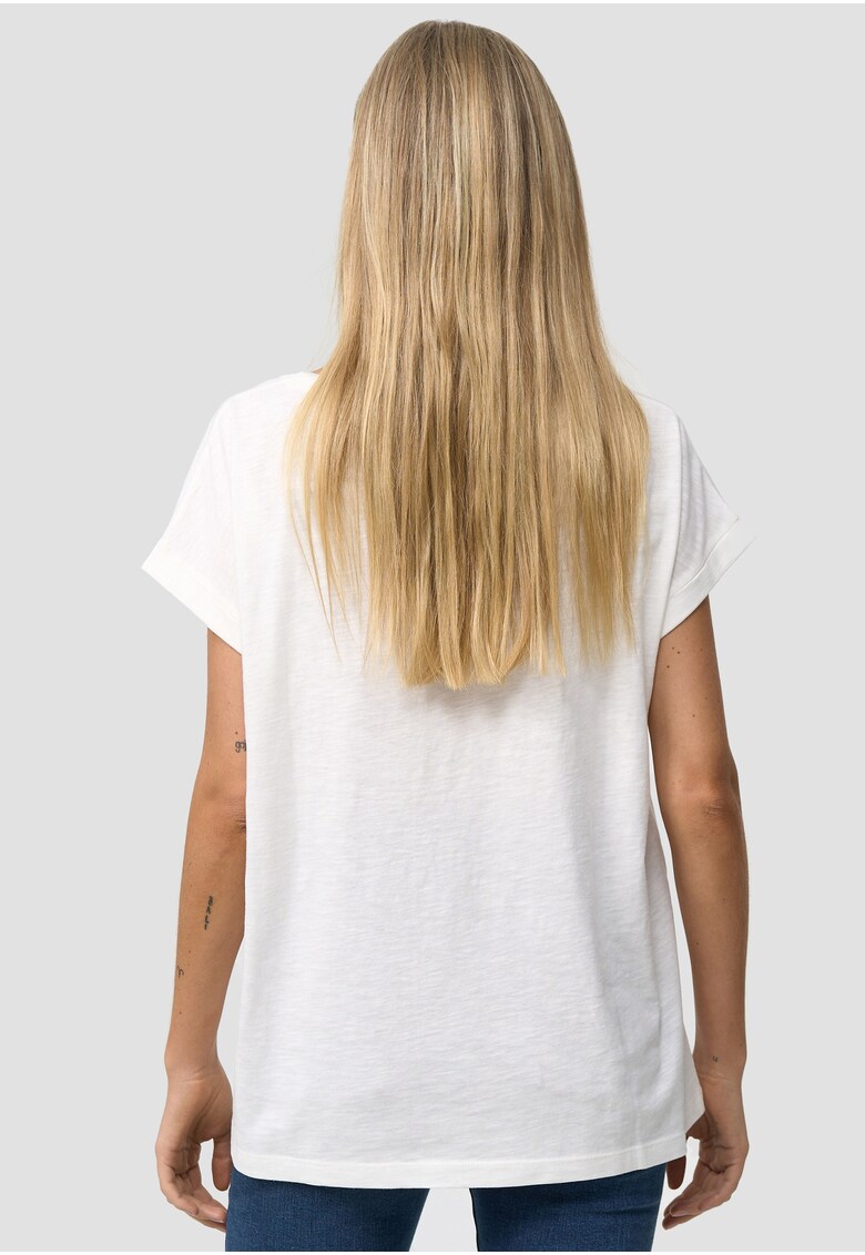 Tricou lejer cu imprimeu cu desene Devil Art Ecru 4003