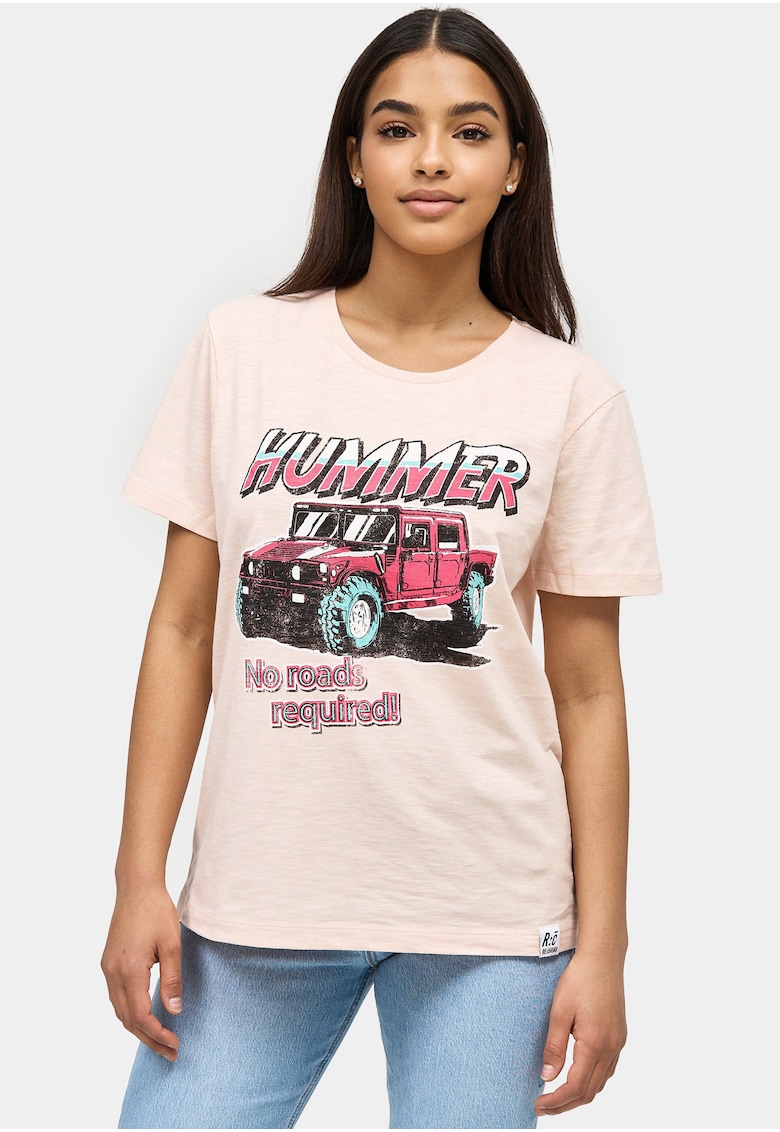 Tricou de bumbac cu imprimeu Hummer 4025