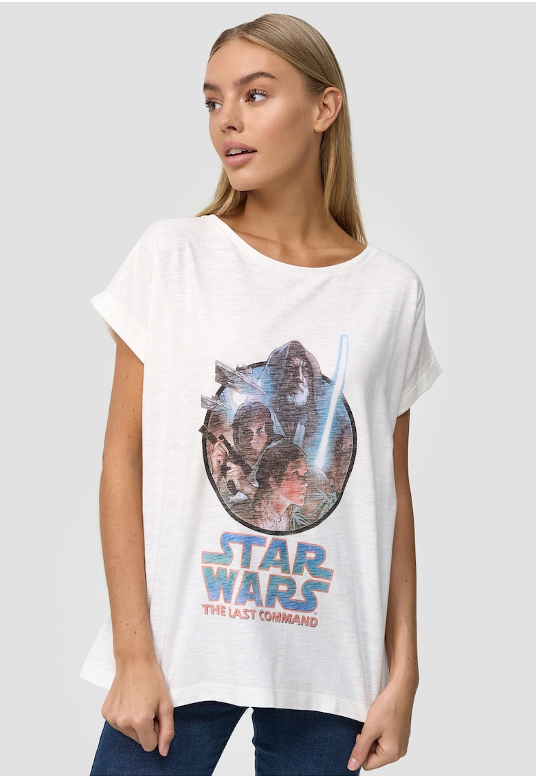 Tricou de bumbac cu decolteu rotund Star Wars The Last Command 4035