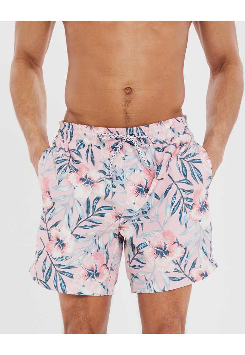 Pantaloni scurti de baie cu imprimeu tropical Atolla