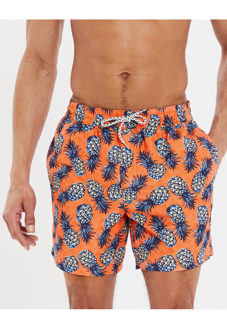 Pantaloni scurti de baie cu imprimeu cu ananas Allerton