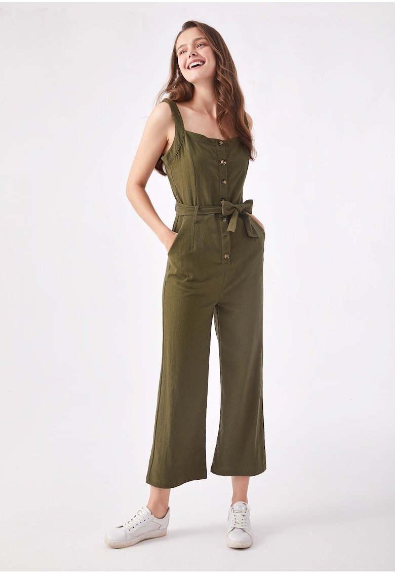 Salopeta crop uni Olive 7281