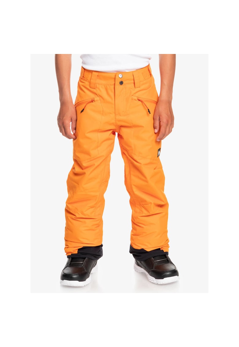 Quiksilver Pantaloni de schi baieti - Poliester - 8 ani - 128 cm - Portocaliu