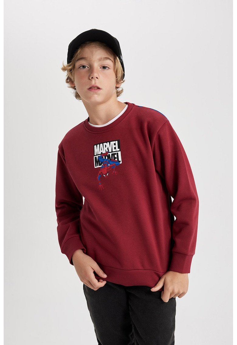 Bluza de trening cu imprimeu spiderman