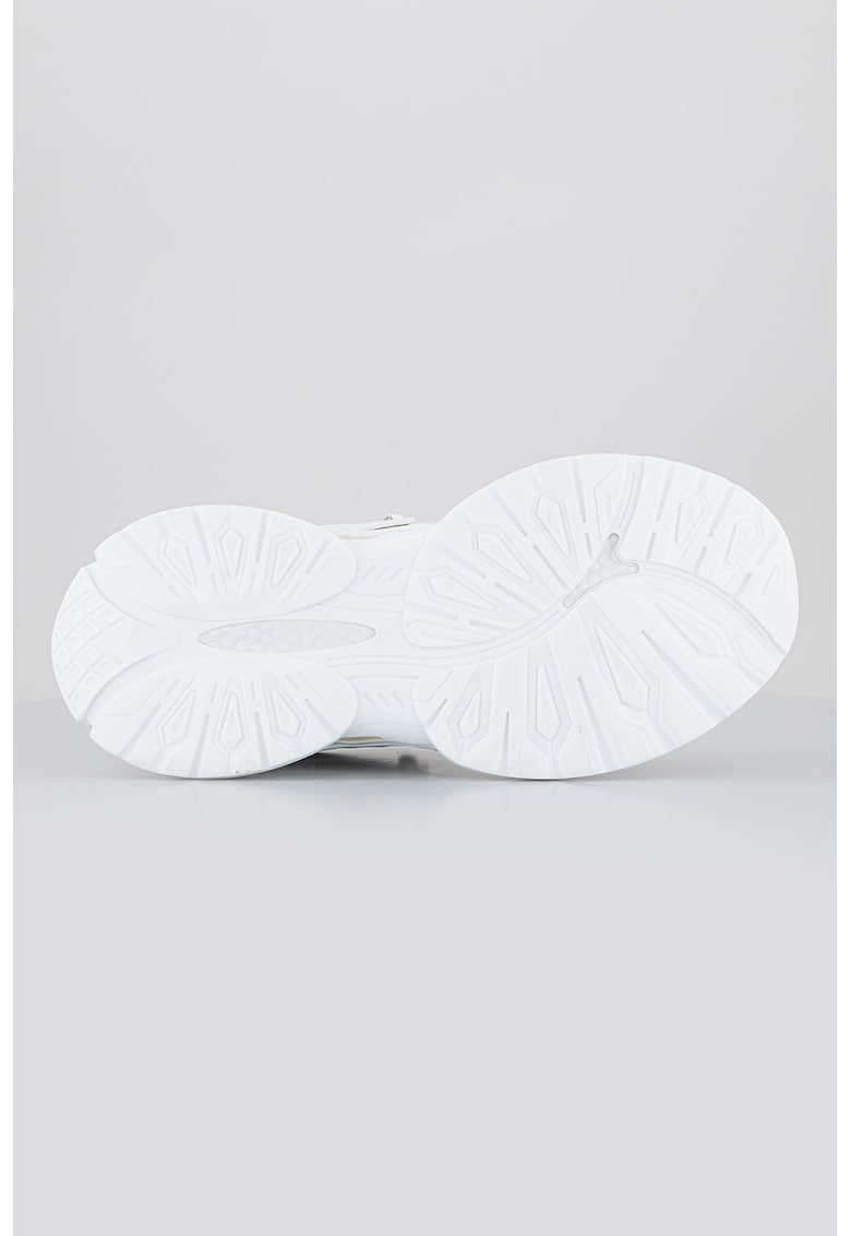 Pantofi sport cu aspect masiv si insertii cu aspect de piele de crocodil Belluna