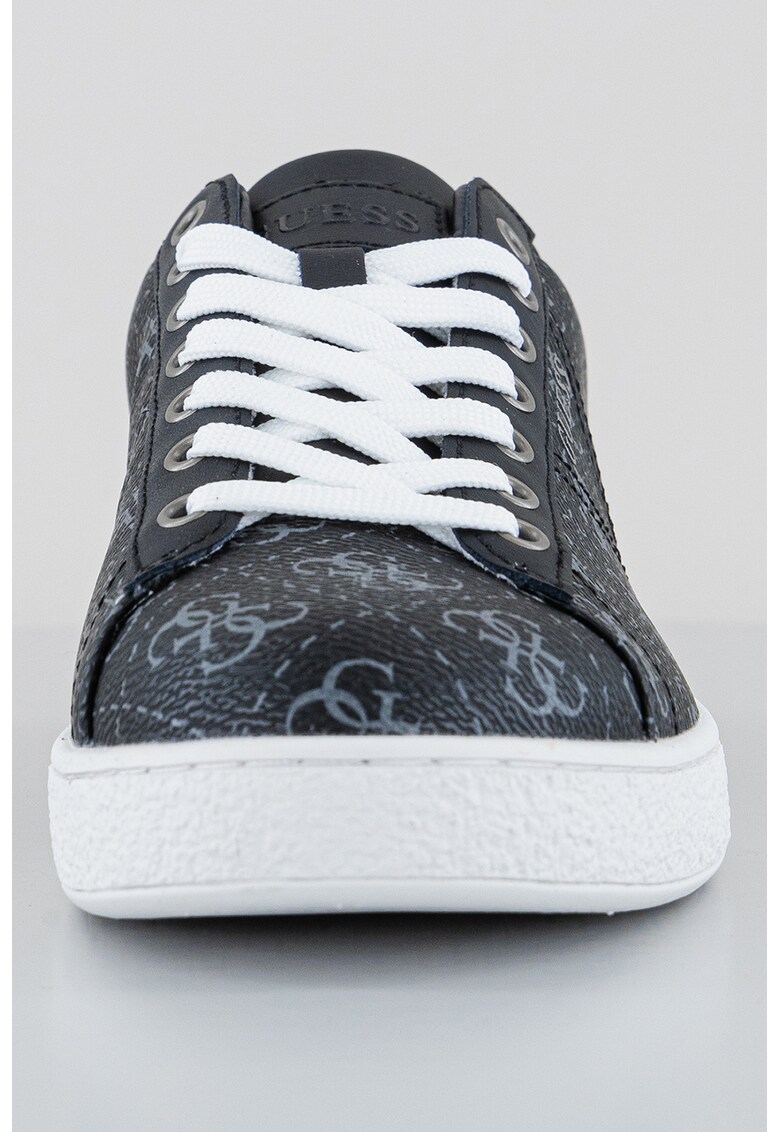 Pantofi sport din piele ecologica cu model monograma Court Nola