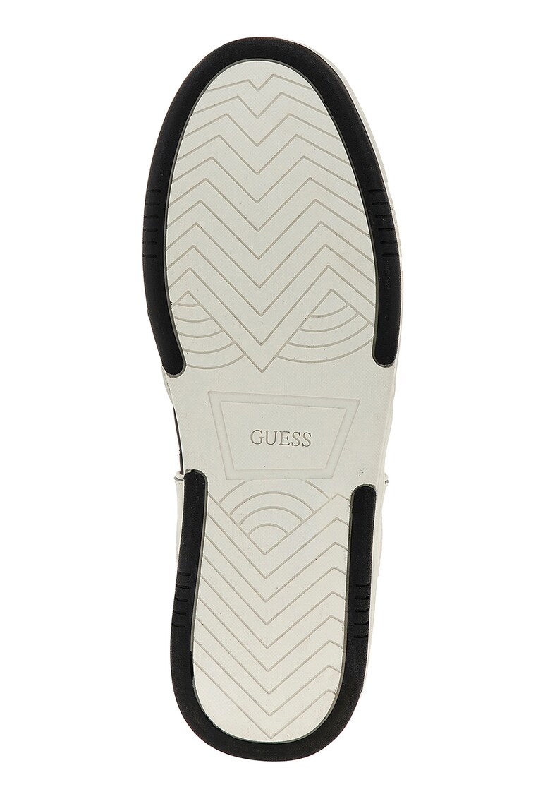 Pantofi colorblock de piele ecologica si piele