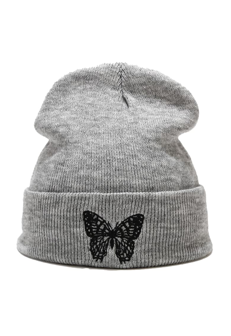 Caciula dama - model minimalist cu fluturas - tematica snow butterfly - marime universala - EFAYN