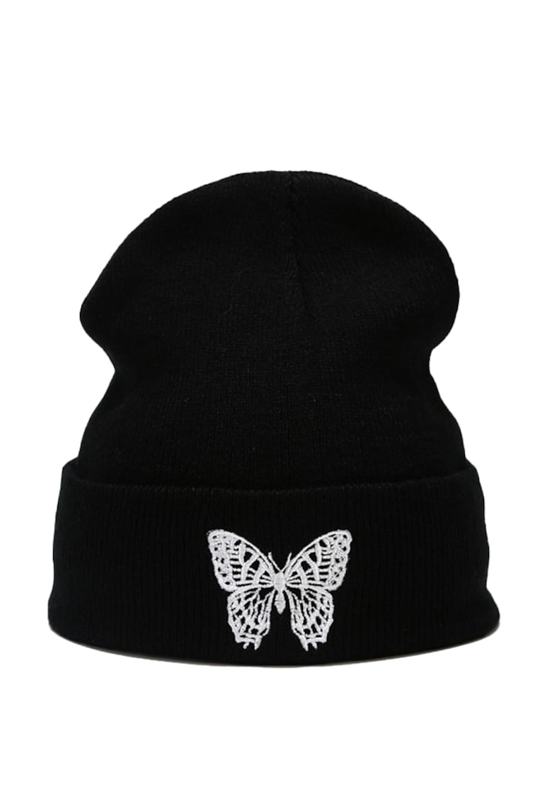 Caciula dama - model minimalist cu fluturas - tematica snow butterfly - marime universala - EFAYN