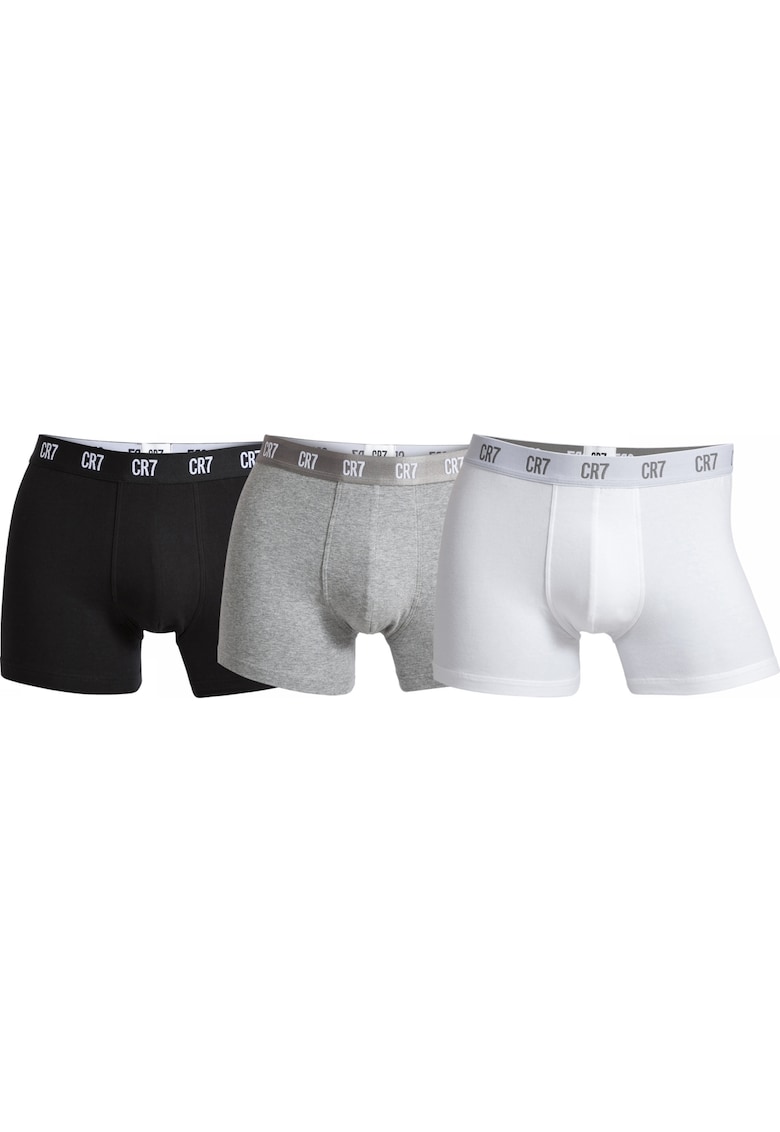 Set de boxeri din amestec de bumbac organic 3085 - 3 perechi Set de boxeri din amestec de bumbac organic 3085 - 3 perechi