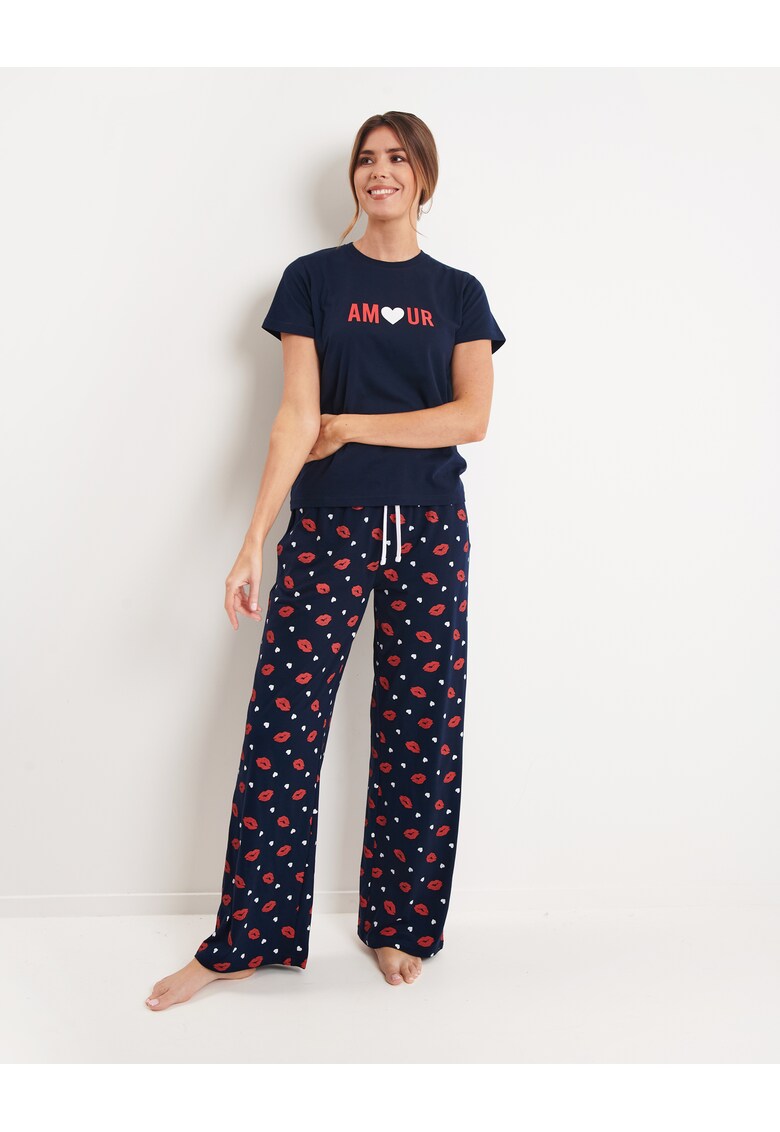 Pijama cu animal print