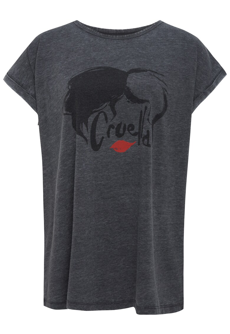 Tricou lejer cu imprimeu grafic Devil Features 3999