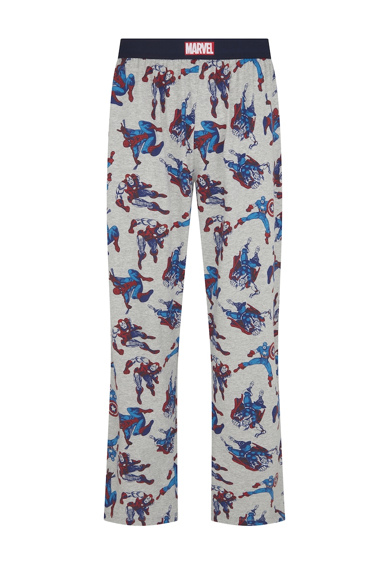 Pantaloni de pijama cu imprimeu Marvel