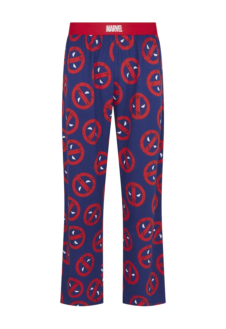 Pantaloni de pijama cu model grafic Icon Repeat 5609