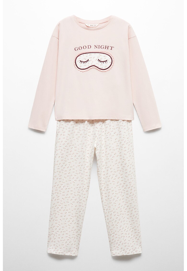 Pijama cu broderie Mask